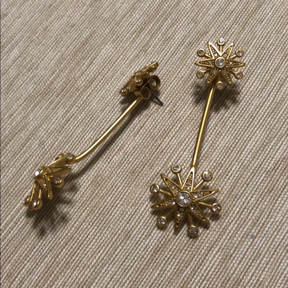 Rachel Zoe Crystal Pave Drop Earrings